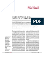 Design Issues For cDNA Microarray Experiments