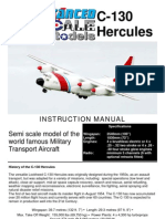 C-130 Hercules: Instruction Manual Semi Scale Model of The World Famous Military Transport Aircraft