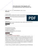 Ambivalencia de Las Referencias A San Agustín en La Reprobación de Los Alumbrados Por Juan Francisco de Villava