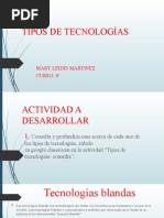 Tipos de Tecnologías