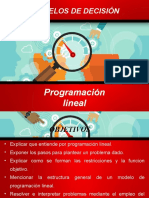 Programación Lineal.