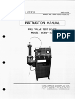 Fuel Valve Test Device Model HDFD 1100