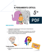 Taller de Pensamiento Crítico Quinto