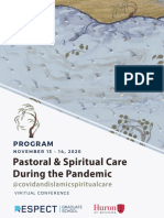 Pastoral and Spiritual Care During The Pandemic Program