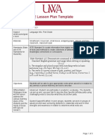 Verb 5e Lesson Plan