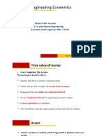 Engineering Economics: By: Maher Falih Hussein Msc. in Petroleum Engineering Assistant Chief Engineer Boc / Zfod