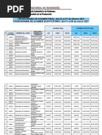 Cronograma de Finales y Sustitutorios 20-2