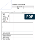 Lista de Verificacion Escalera