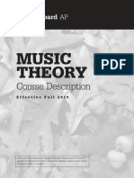 AP Music Theory Course Description