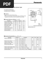 Silicon PNP Epitaxial Planer Type: Transistors