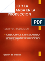 Precio y La Demanada en La Produccion