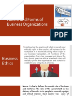 Lesson1 Nature and Forms of Business Organizations