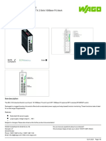 Data Sheet - Item Number: 852-103 Industrial-Switch 8-Port 100Base-TX 2 Slots 100Base-FX Black