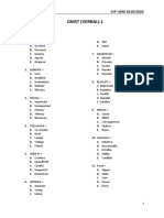 GMST (Verbal) 1: Prediction Module Iup Ugm 2019/2020