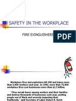 Safety in The Workplace: Fire Exinguishers