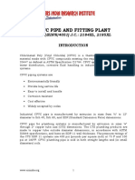 Project Report On CPVC Pipe and Fitting Plant