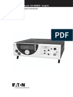 Sefelec Reference Pent0438: Operating Manual XS SERIES - English