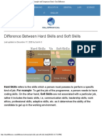 Difference Between Hard Skills and Soft Skills (With Examples and Comparison CH