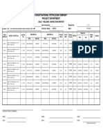 Project Department Kuwait National Petroleum Company: Daily Welding Inspection Report