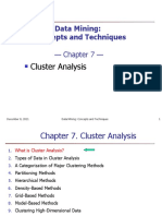 Cluster Analysis: Concepts and Techniques - Chapter 7