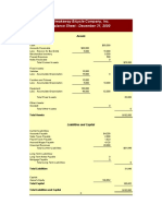 Breakaway Bicycle Company, Inc. Balance Sheet - December 31, 2000