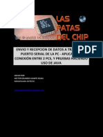 Envio y Recepcion de Datos A Traves Del Puerto Serial de La PC Aplicacion Conexion Entre 2 PCS y Pruebas Haciendo Uso de Java