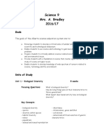 Science 9 Outline 2016-17