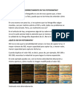Cómo Usar El Iso Correctamente en Tus Fotografías