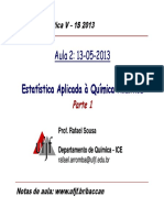 Aula 2 Estatistica - 1S 2013