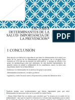 Factores Determinantes de La Salud