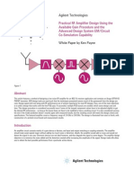 Agilent LNA Design Note