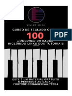 100 Louvores Cifrados - Curso de Teclado Online