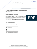 A Social Identity Model of Deindividuation Phenomena