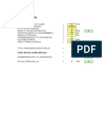 Design of Lacing: 2.5% of Axial Load Force in Each Lacing Bar (Flac)