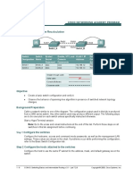 Lab 7.2.6 Spanning-Tree Recalculation: Objective