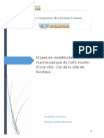 Reflexion Strategique - Procédure de Mise en Place D'un Modèle Macroscopique D'une Ville