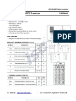 Isc N-Channel MOSFET Transistor 2SK2645: Description