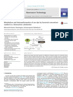 Metabolism and Biotransformation of Azo Dye by Bacterial Consortium Studied in A Bioreaction Calorimeter