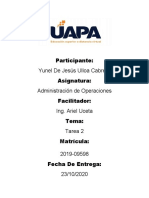 Tarea 2 Administracion de Operaciones