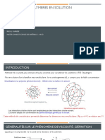 Viscosite Des Polymeres en Solution