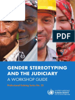 Gender Stereotyping and The Judiciary: A Workshop Guide