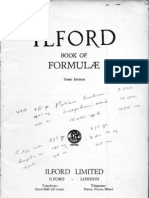 Ilford Book of Formulae, 3rd Edition