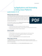 Developing Applications and Automating Workflows Using Cisco Platforms (DEVASC) v1.0