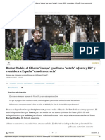 Bernat Dedéu, El Filósofo 'Indepe' Que Llama - Estafa - A Junts y ERC y Considera A España - Una Democracia