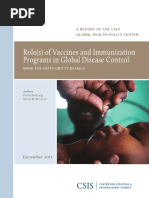 Role(s) of Vaccines and Immunization Programs in Global Disease Control