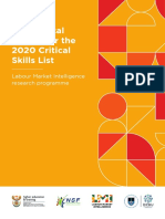 2020 Critical Skills List Report