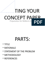 Writing Your Concept Paper