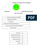 King Fahd University of Petroleum & Minerals: Mechanical Engineering Department