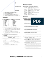 Unit 3 Test: Listening Practical English