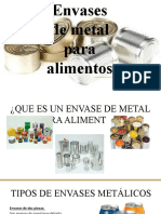 Envases de Metal.